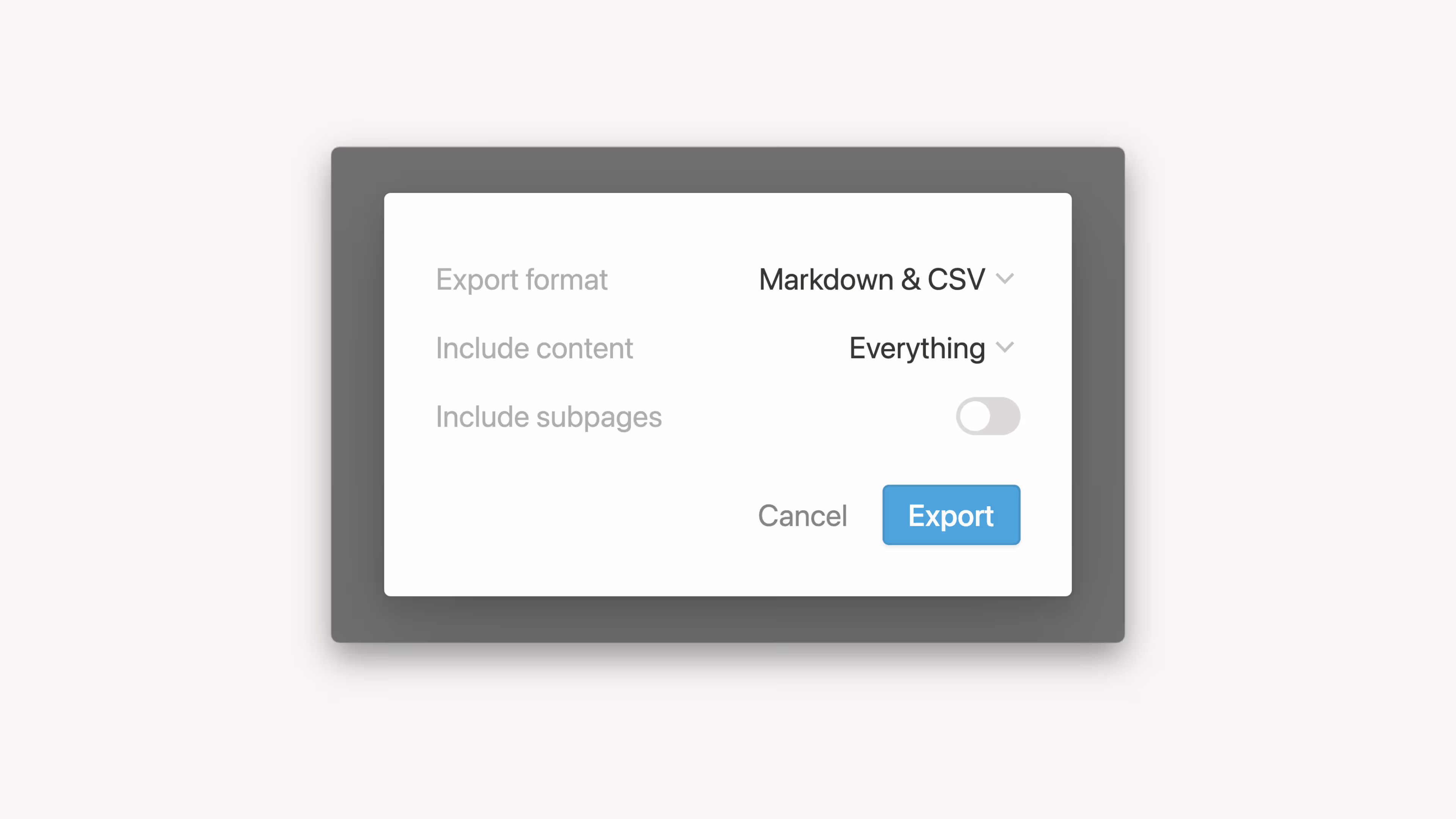 Exporter votre contenu - bannière