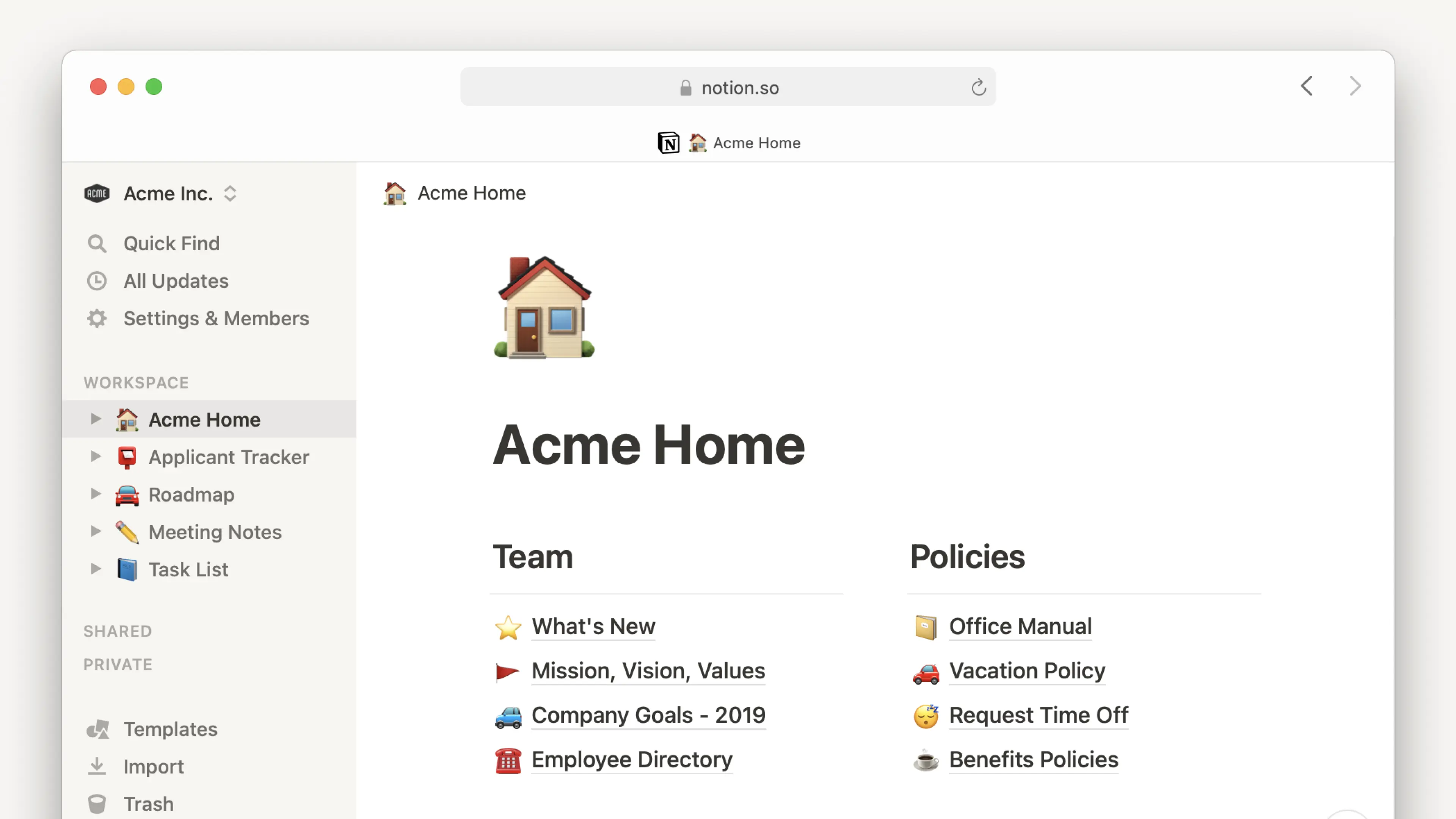 Notion sur le Web ─ bannière